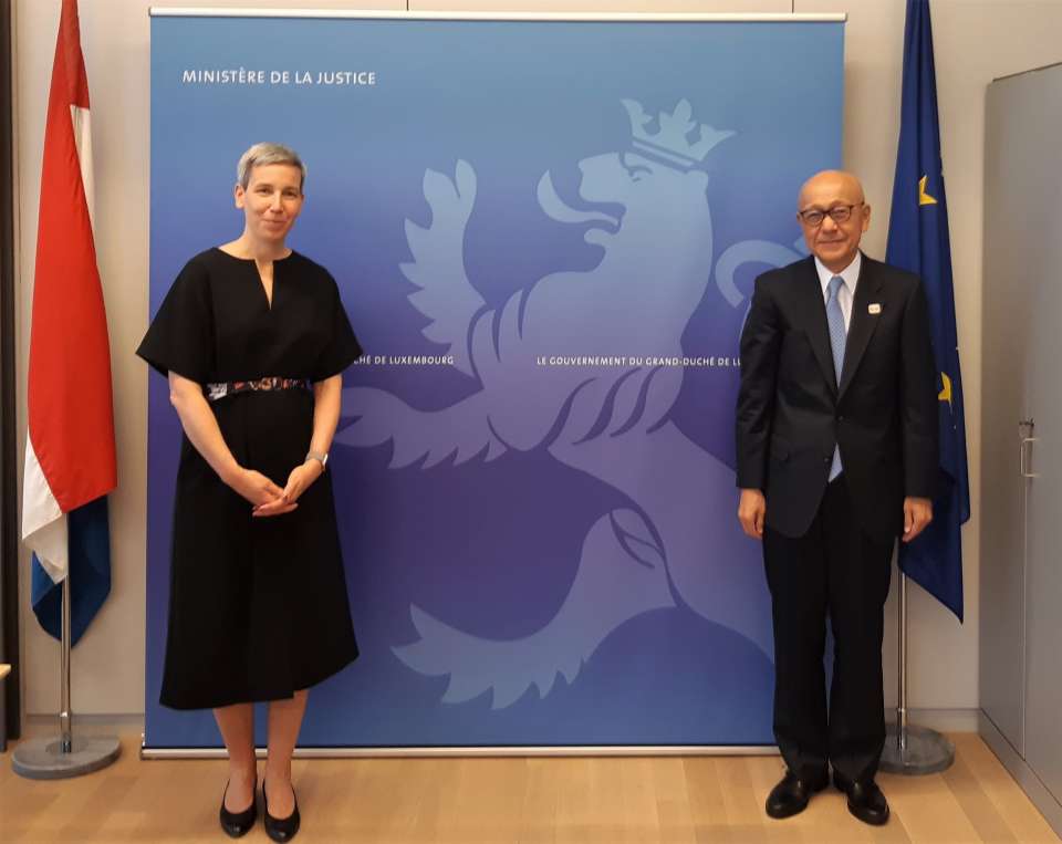 Visite de courtoisie par S.E. l’Ambassadeur japonais au Luxembourg, Jiro Okuyama 
